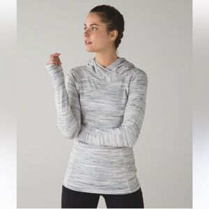 Lululemon Think Fast Hoodie Space Dye - Size 6